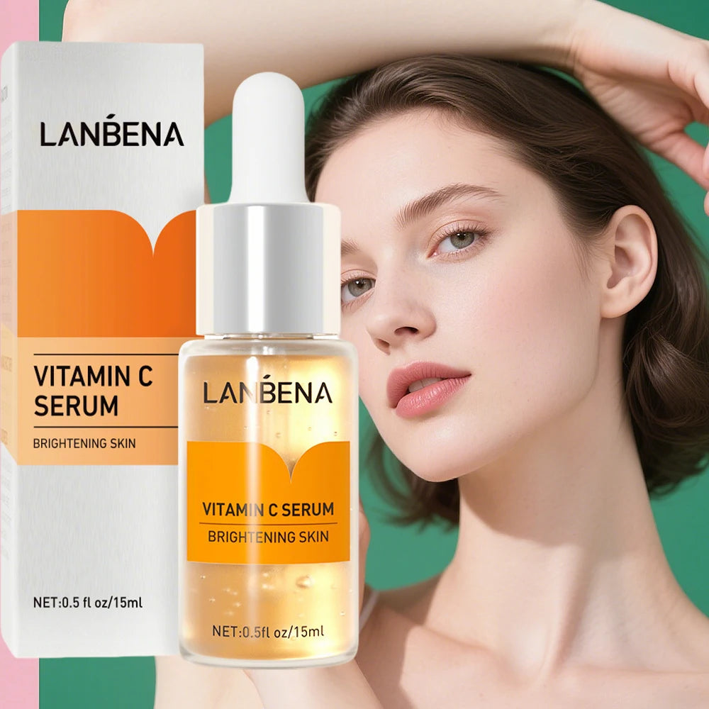 Vitamin C  Facial Serum Hyaluronic Acid Fade Fine Lines Moisturizing Repair Dull Lifting Firming Brighten Nourish Skin Care