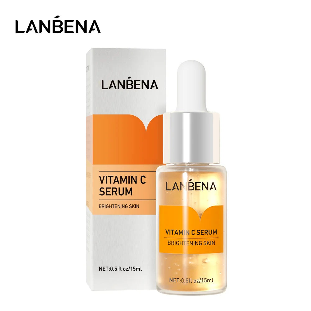 Vitamin C  Facial Serum Hyaluronic Acid Fade Fine Lines Moisturizing Repair Dull Lifting Firming Brighten Nourish Skin Care