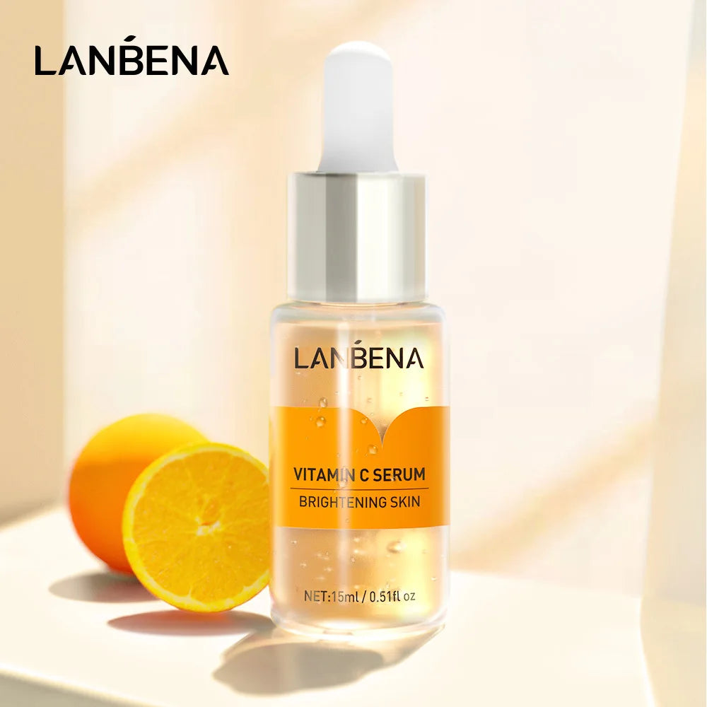 Vitamin C  Facial Serum Hyaluronic Acid Fade Fine Lines Moisturizing Repair Dull Lifting Firming Brighten Nourish Skin Care